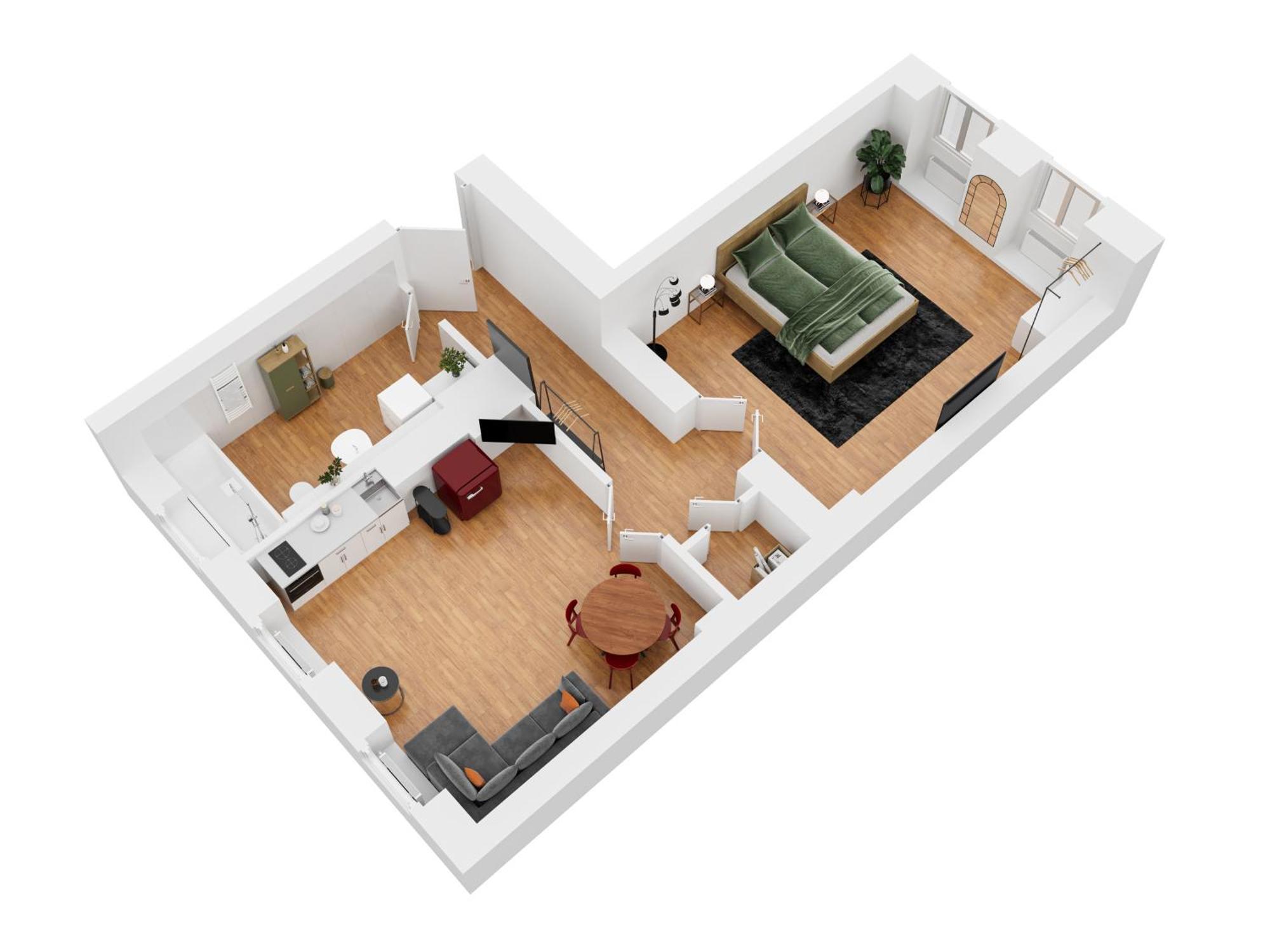 Appartamento Stylische Altbauwohnung Zentral In Kreuzberger Kiezlage